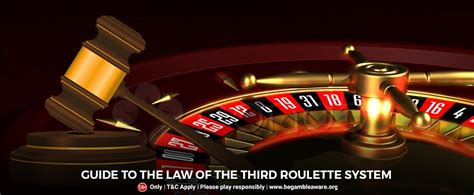 law of the third roulette|Law of the Third as a Strategy for Roulette.